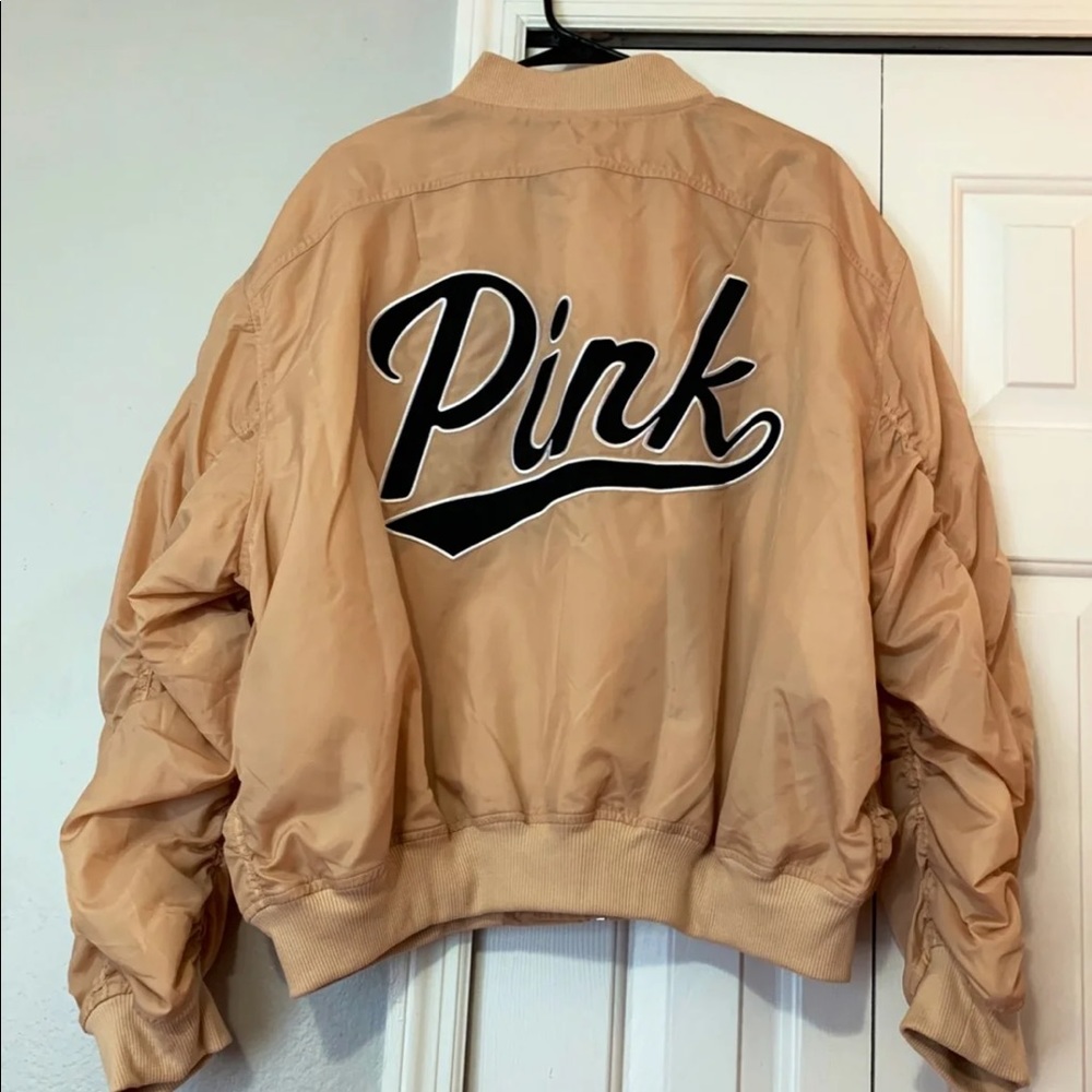 Pink bomber new with tag size large